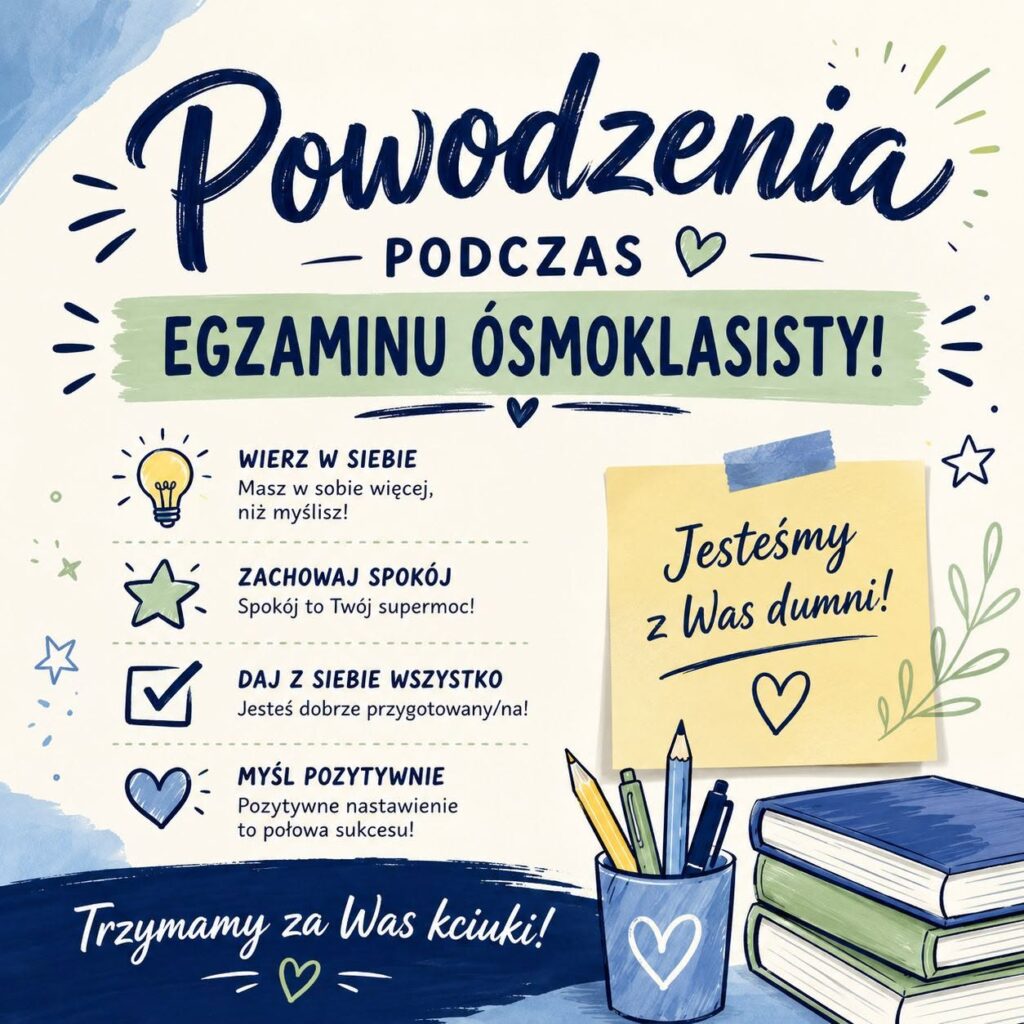 Życzenia dla ósmoklasistów e8